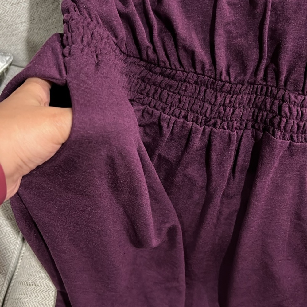 ❌Sold❌ Torrid Lightweight French Terry Smocked Lounge Chemise size 00 NWT! - Picture 7 of 12